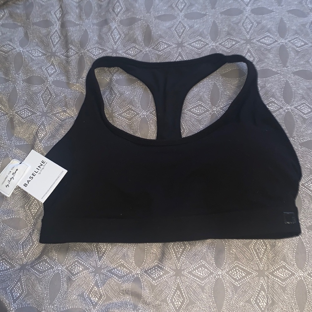 Baseline | by Ashy Bines Racerback Black Bra with padding - Picture 2 of 8